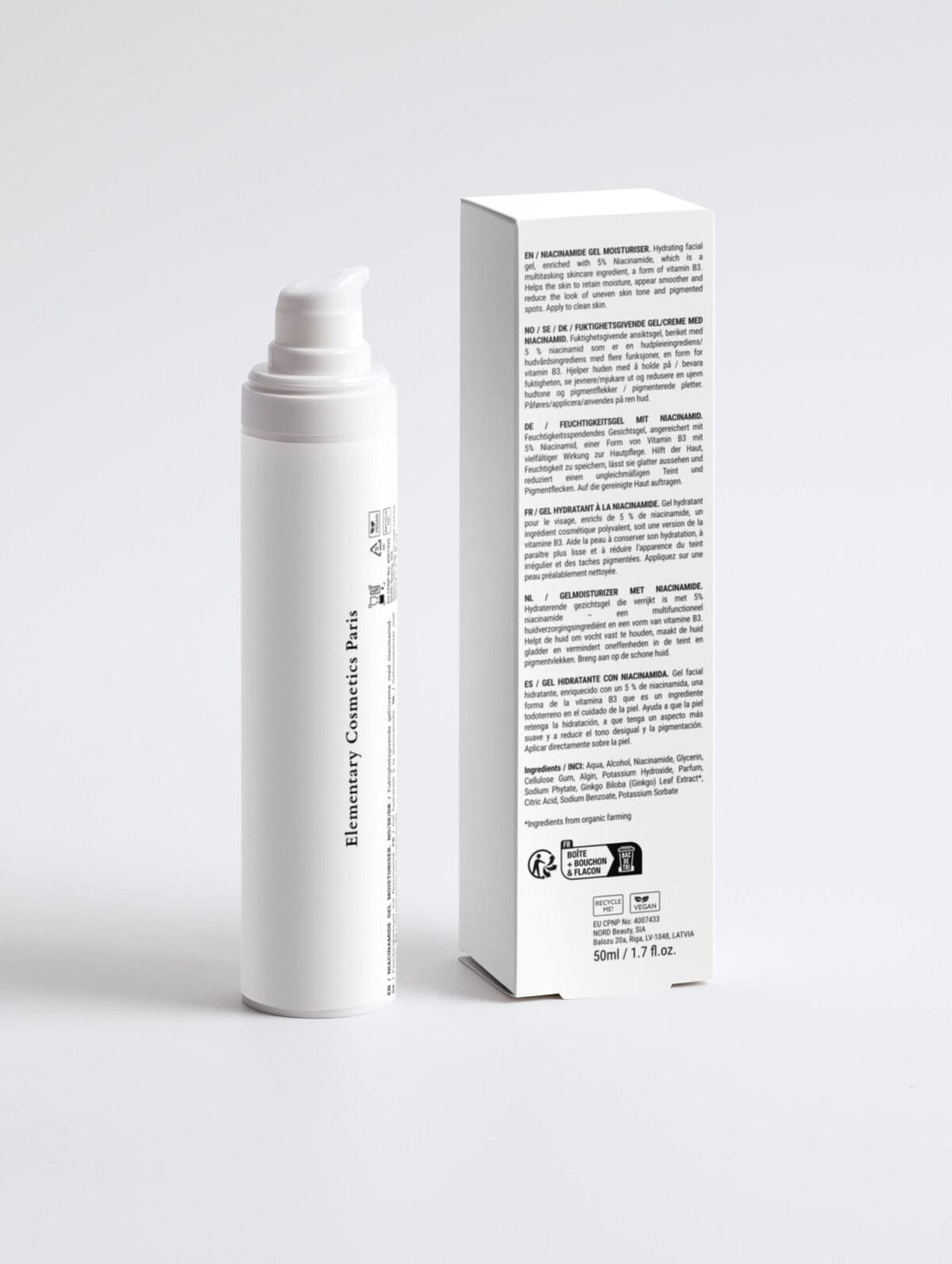 Gel Hydratant à la Niacinamide 50ml | Elementary Cosmetics