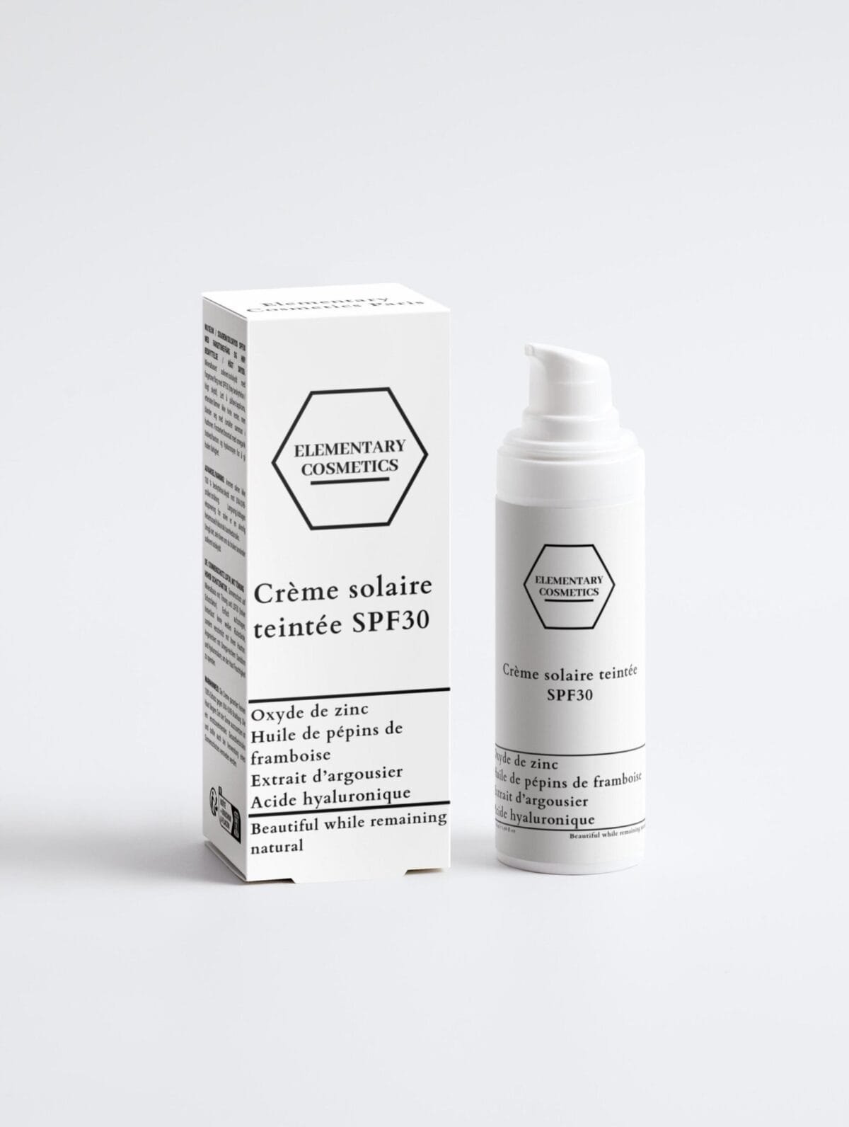 Crème solaire teintée, SPF30