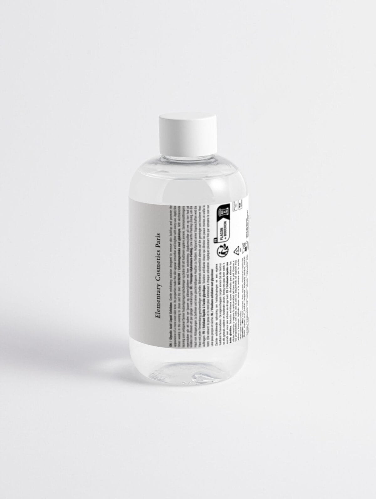 Exfoliant liquide à l'acide glycolique 250ml | Elementary Cosmetics