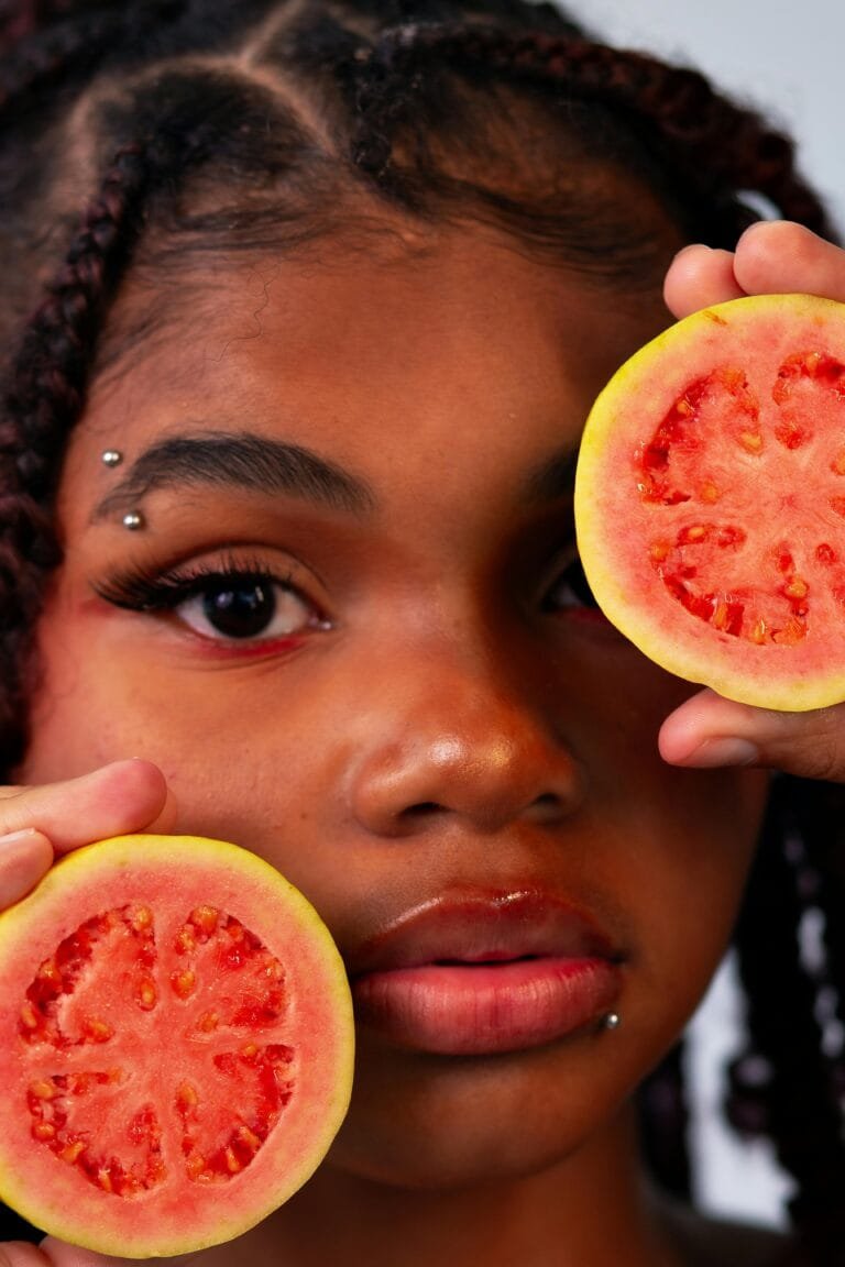 masque visage naturel éclat à base de fruits frais