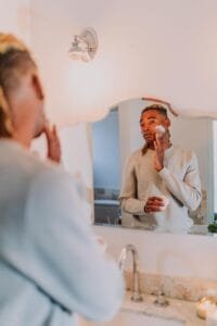 Routine visage peau sensible